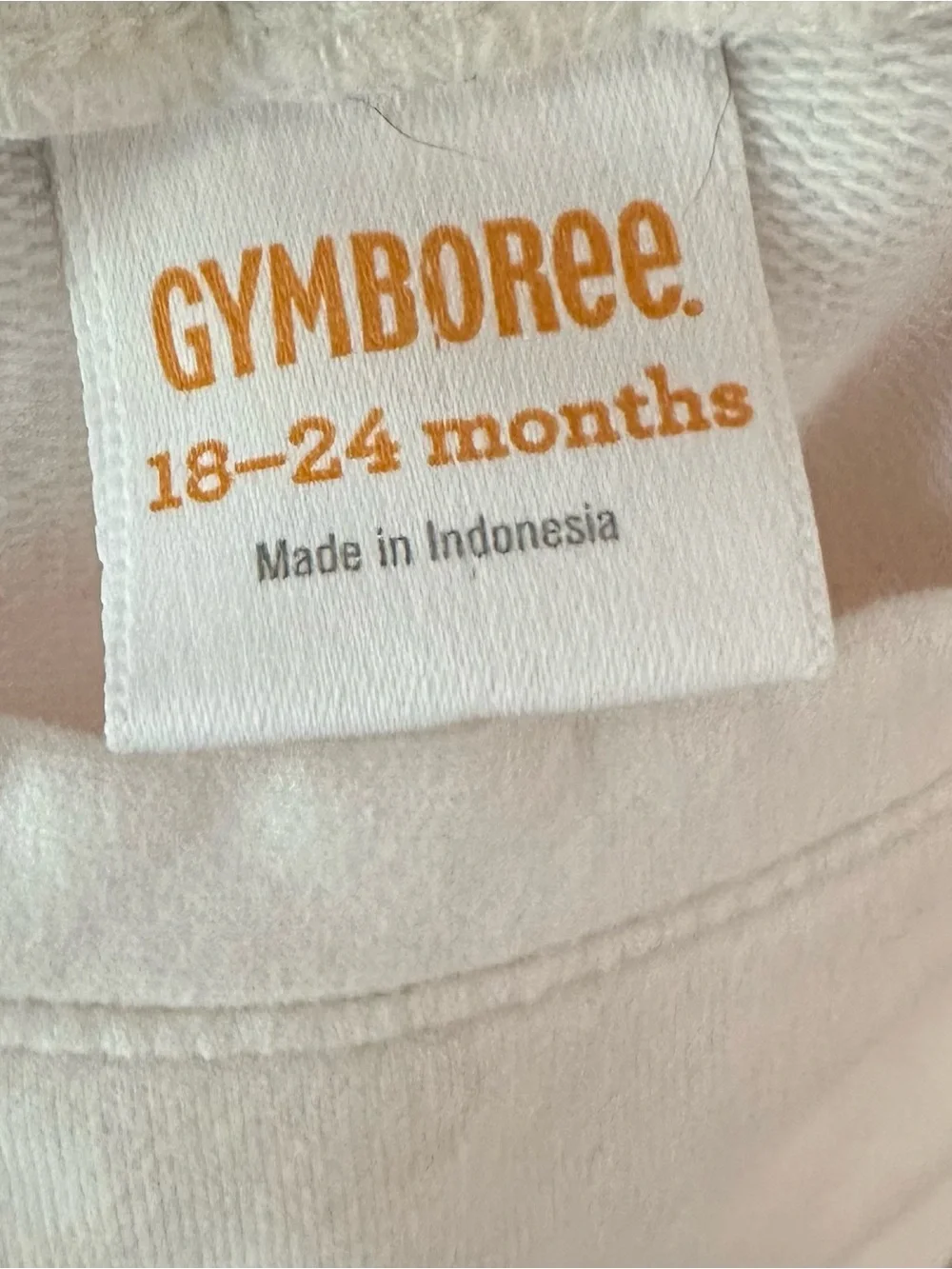 Gymboree Toddler Girls White Cat Pocket Sweatshirt 18 24 Months Back Bow Pullove